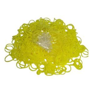 Neon Yellow Rubber bands  Hot Yellow